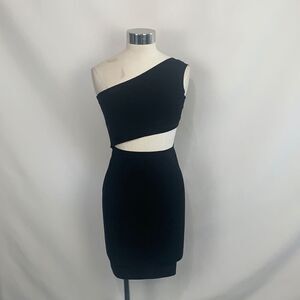 BCBGMaxAzria NWT black cutout dress
